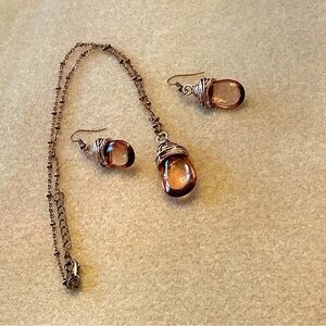 Beautiful Necklace and Earring Set! 23”
Brand New!